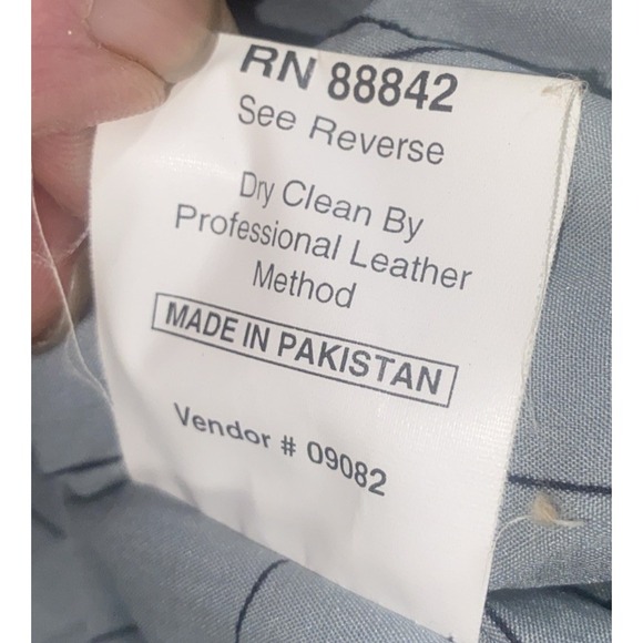 Vintage B-52 Jacket Mens Size Extra Large XL Black Leather Bomber‎ Flight - Picture 9 of 15